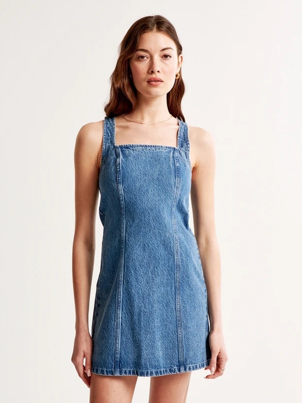 Abercrombie & Fitch Light Blue Denim Mini Dress